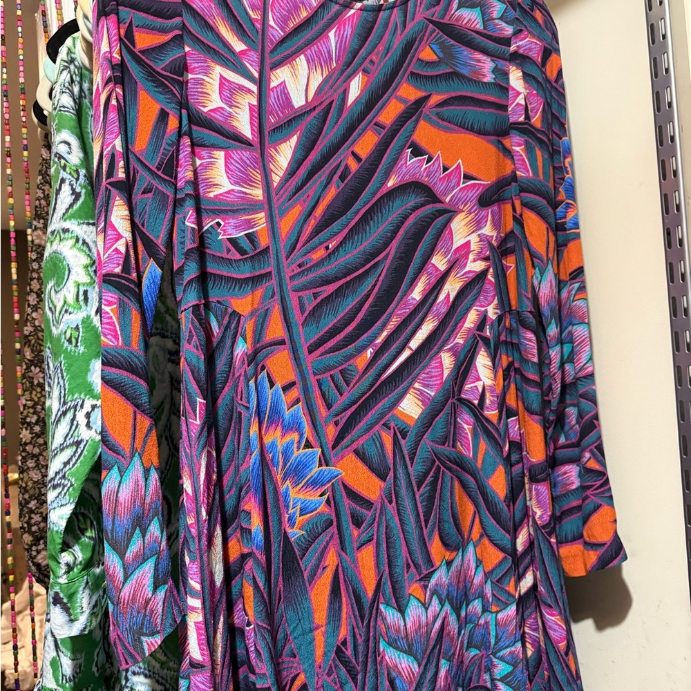 Mara Hoffman Vibrant Tropical Mini Dress
